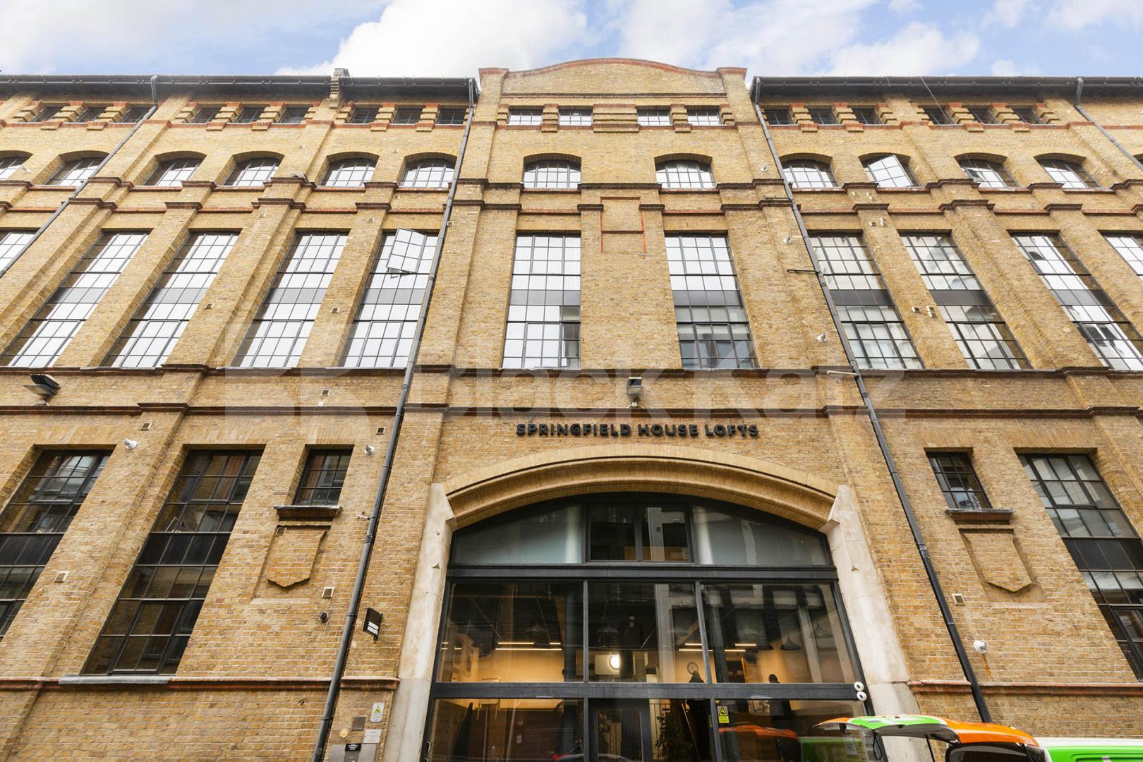 974sqt of loft space available in this large one bedroom warehouse conversion  Springfield House lofts - Tyssen Street, Dalston